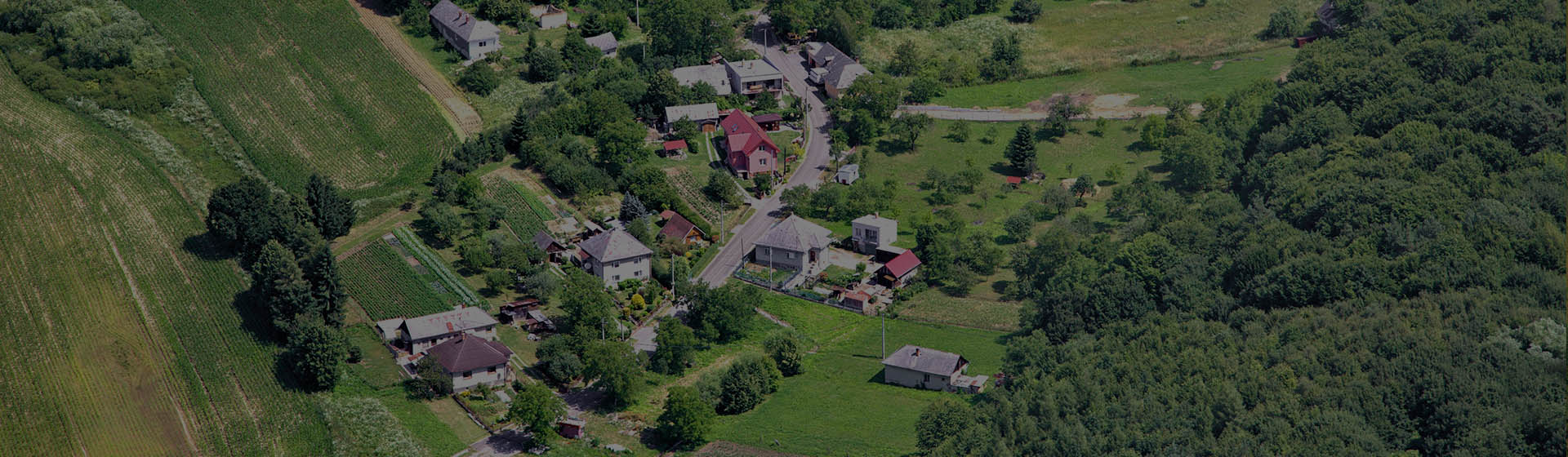 Pohľad na osadu Zimná Studňa